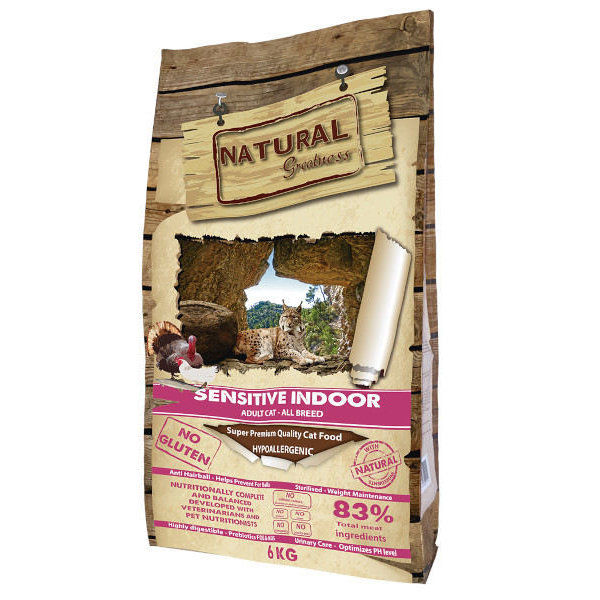 Natural Greatness Esterilizado Sensitive Indoor – 6Kg