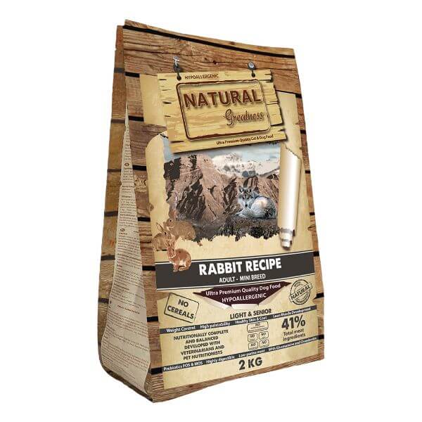 Natural Greatness Conejo Hipoalergénico para perro