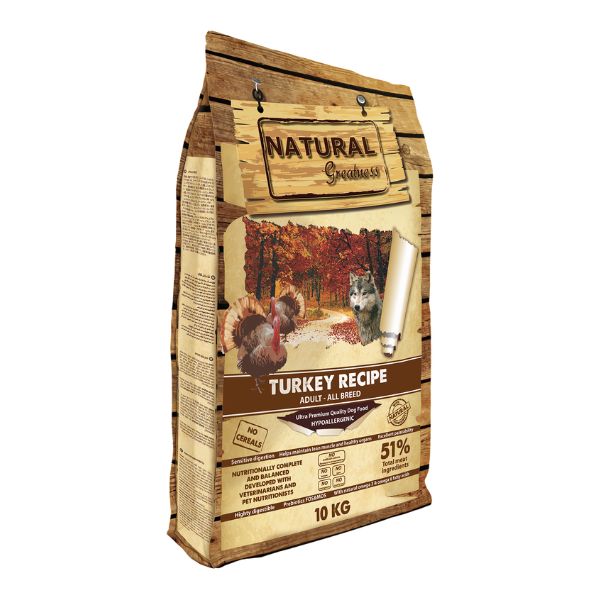 Natural Greatness Pavo para perro – 10Kg