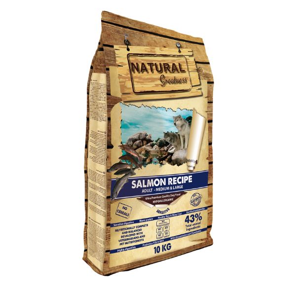 Natural Greatness Salmón para perro – 10Kg