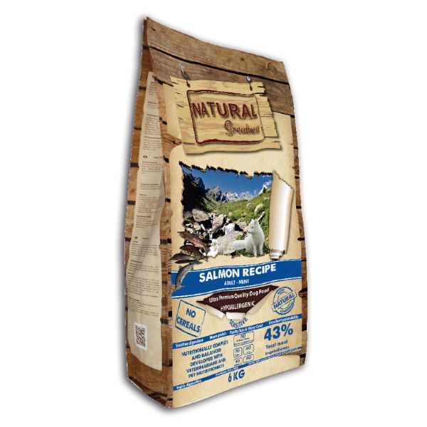 Natural Greatness Salmón Mini para perro – 6Kg