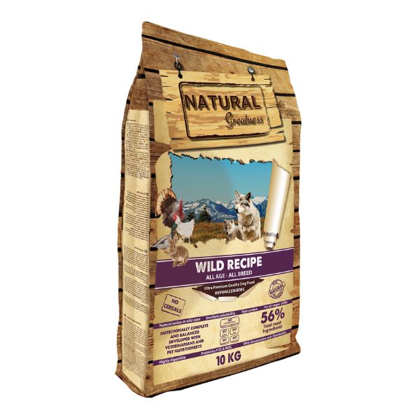 Natural Greatness Wild Recipe para perro – 10Kg