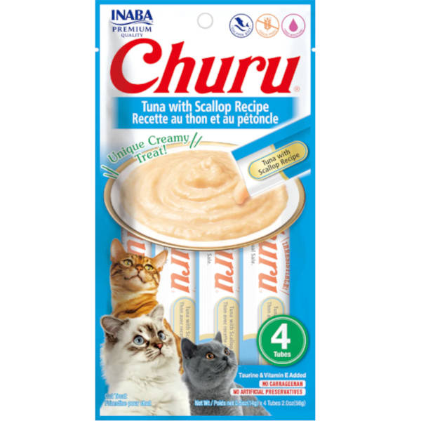 Churu para gatos – Atún con vieira
