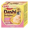 Churu Cat Dashi Pollo con Atun Salmon para gatos