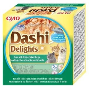 Inaba Dashi Delights para gato – Atún con copos de bonito