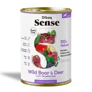 Dibaq Sense Grain Free Húmedo – Salvaje (Ciervo y Jabalí)
