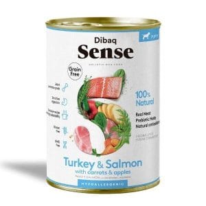 Dibaq Sense Grain Free Húmedo – Salmón y Pavo (Puppy)