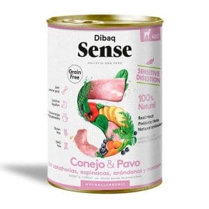 Dibaq Sense Grain Free Húmedo – Conejo y Pavo