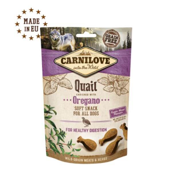 Carnilove Snack Semihúmedo Codorniz para perros