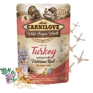 Carnilove húmedo completo para gatos – 85gr, Pollo con pavo