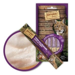 Natural Greatness Snack cremoso para gatos – Atún con vieira