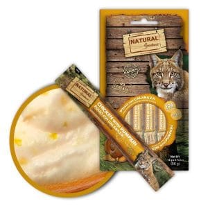 Natural Greatness Snack cremoso para gatos – Pollo con calabaza