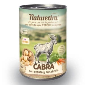 NaturExtra comida húmeda para perro 400gr – Cabra