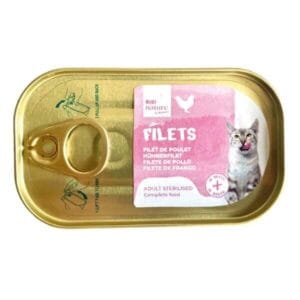 Bubi Nature Filets húmedo completo para gatos – Pollo en caldo (esterilizados)
