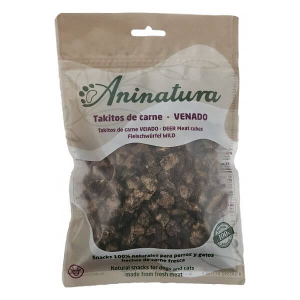 Takitos de carne pura Venado para perros 200gr