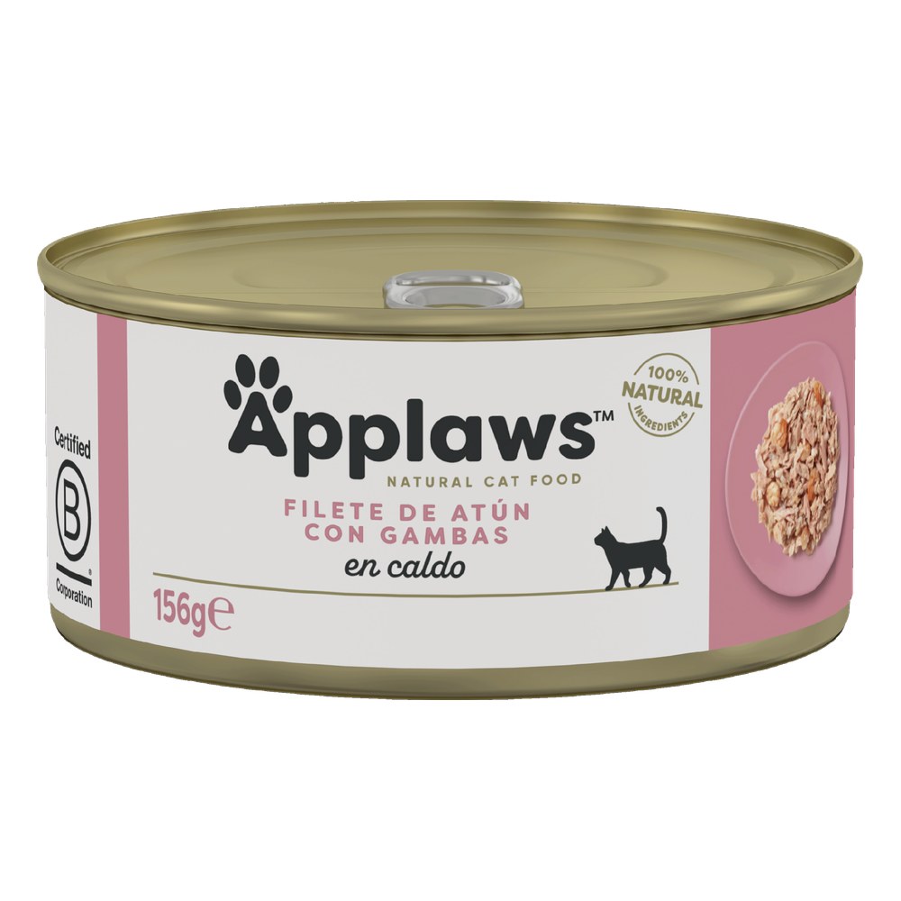 Applaws Lata para gatos 156gr - Atún con gamba en caldo