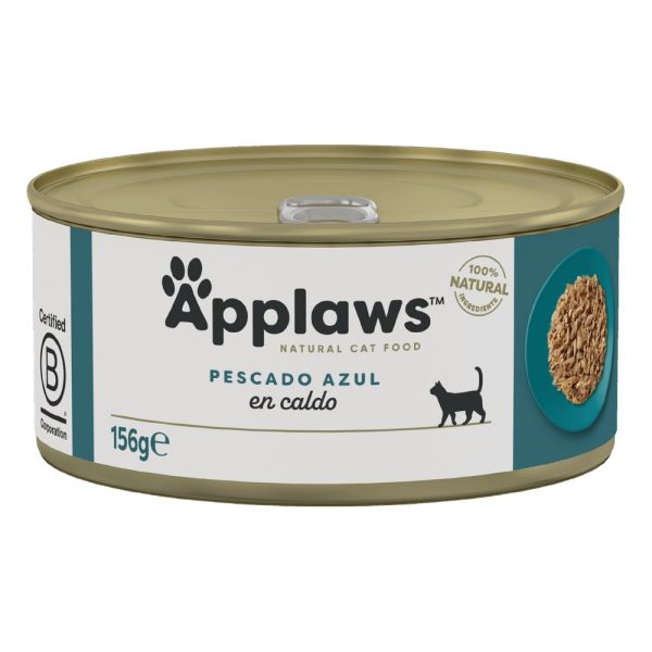 Applaws Lata para gatos 156gr – Pescado azul en caldo