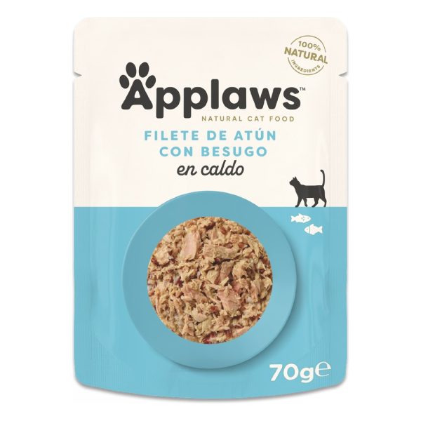 Applaws Pouch para gatos 70gr – Atún con besugo en caldo