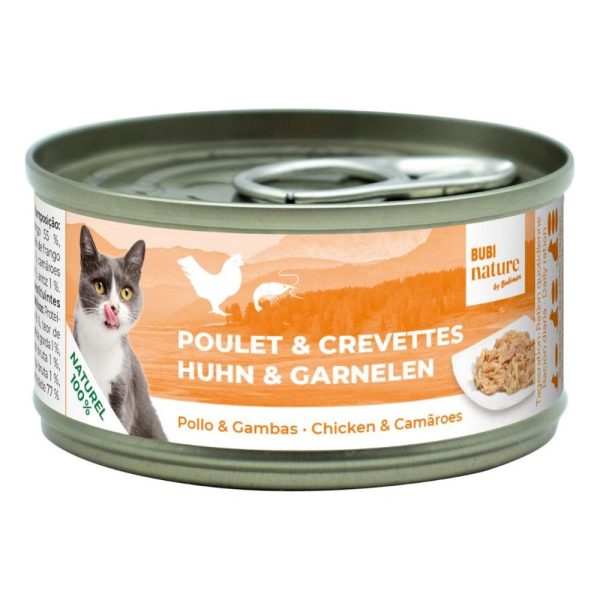 Bubi Nature Pollo con gambas para gatos