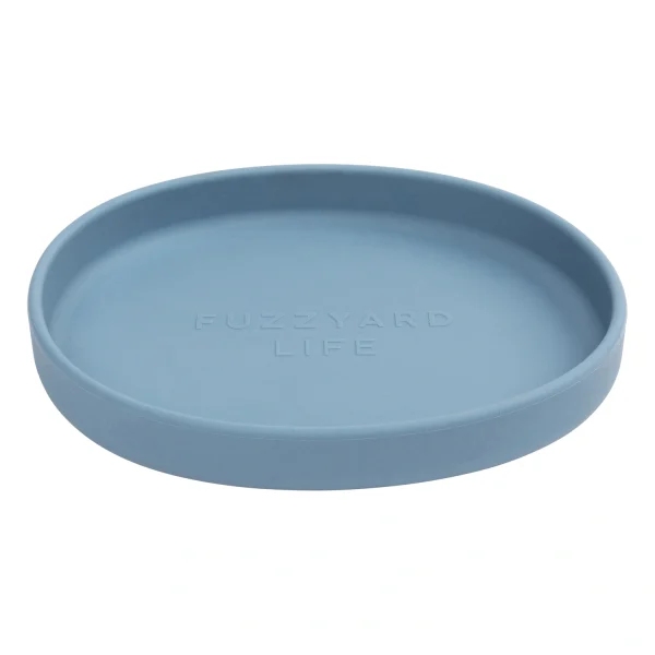 Comedero plano Silicona para perros y gatos – French Blue