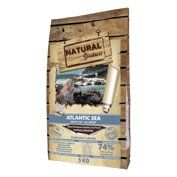 Natural Greatness Atlantic Sea esterilizado o senior – 5Kg