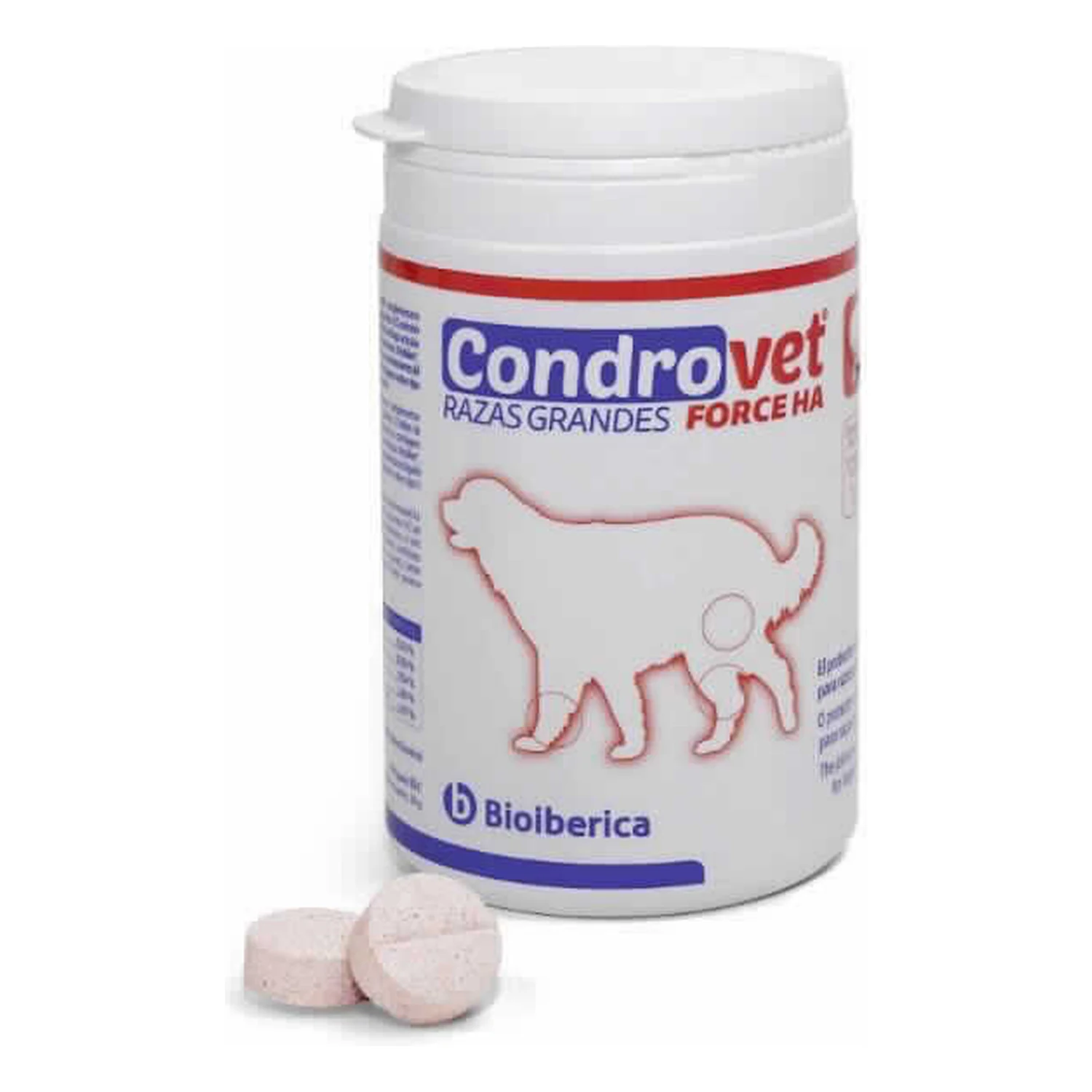 Condrovet Force HA – razas grandes, bote de 80 comprimidos