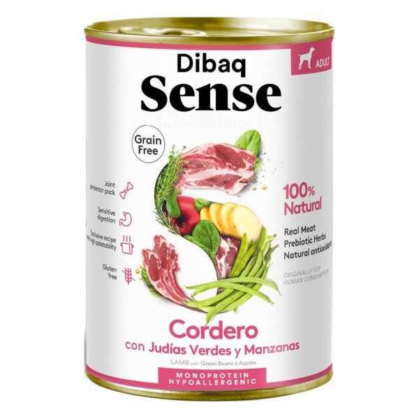 Dibaq Sense Grain Free Húmedo 380gr – Cordero
