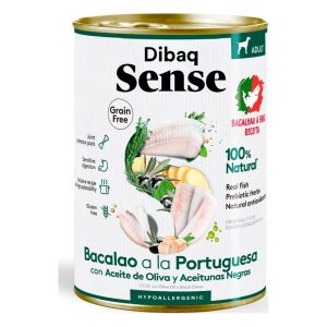 Dibaq Sense Grain Free Húmedo 380gr – Bacalao a la Portuguesa