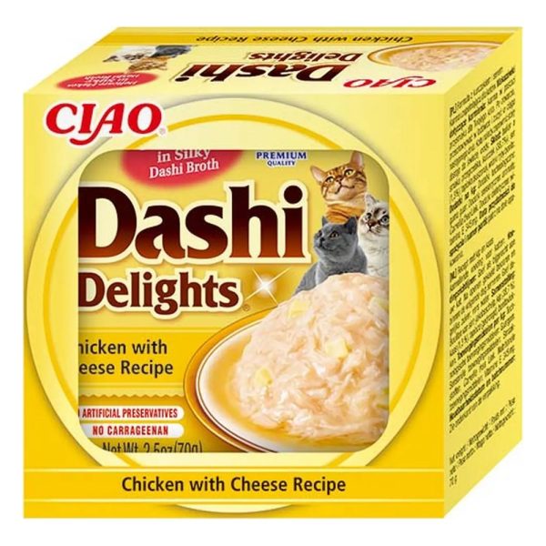 Inaba Dashi Delights para gato – Pollo con queso