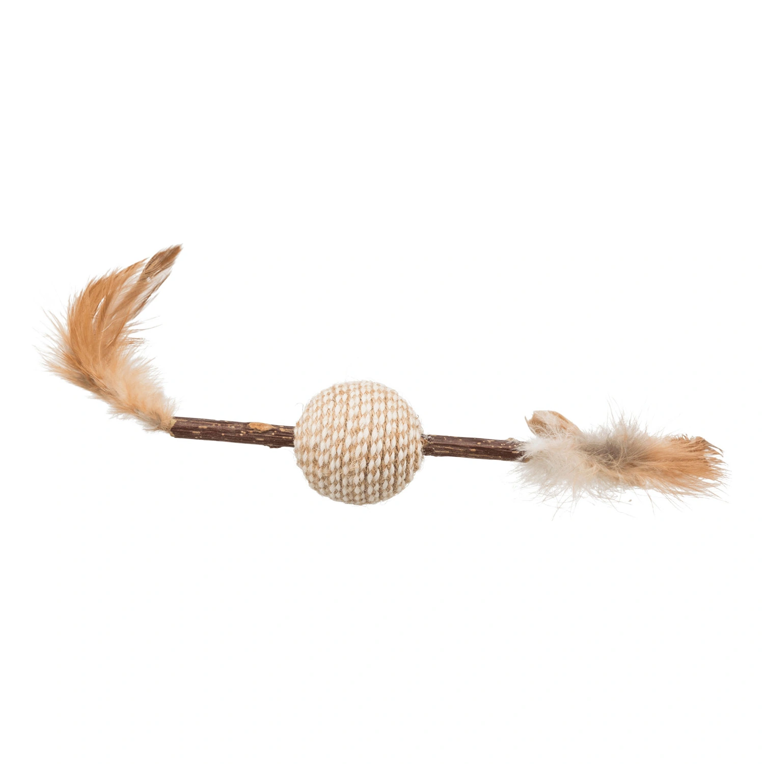 Juguete matatabi con plumas para gatos