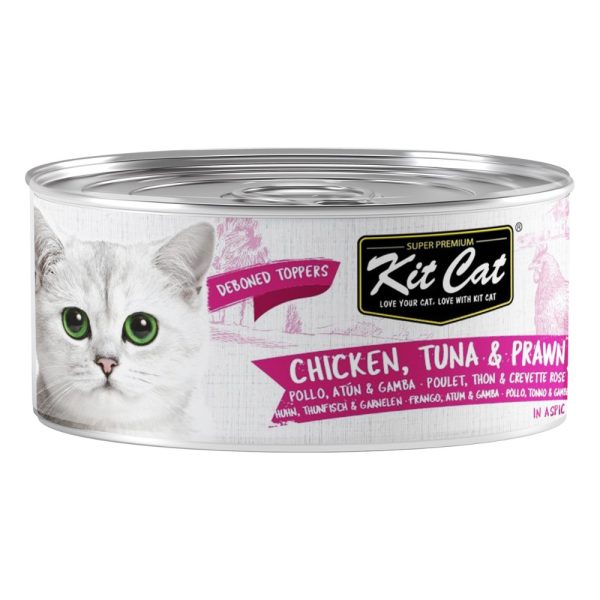 Kit Cat Toppers 80gr – Pollo con atún y gamba