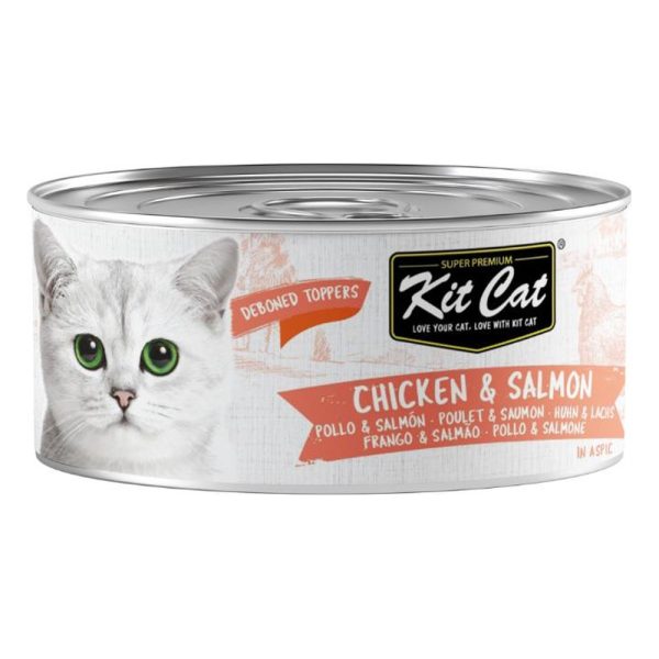 Kit Cat Toppers 80gr – Pollo con salmón