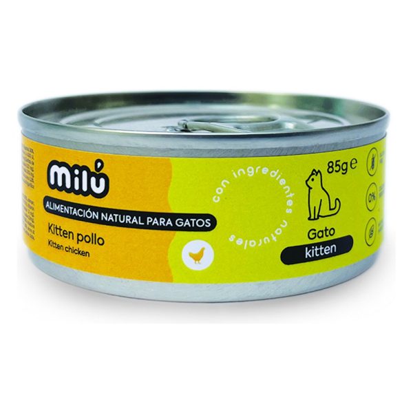 Milu Lata completa para gato 85gr