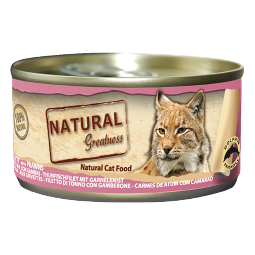 Natural Greatness Classic 70gr para gato - Atún con gambas