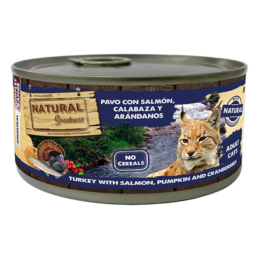 Natural Greatness Complet para gato - Pavo con Salmón