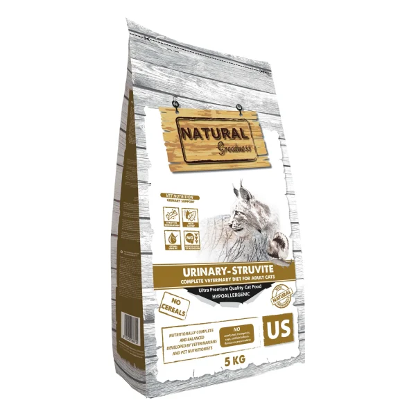 Natural Greatness Urinary Estruvita para gatos – 5Kg