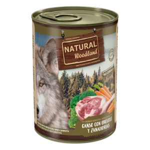 Natural Woodland para perros – 400gr, Ganso con brócoli