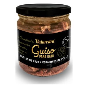 NaturExtra Guiso de Pavo para gatos con Taurina 170gr