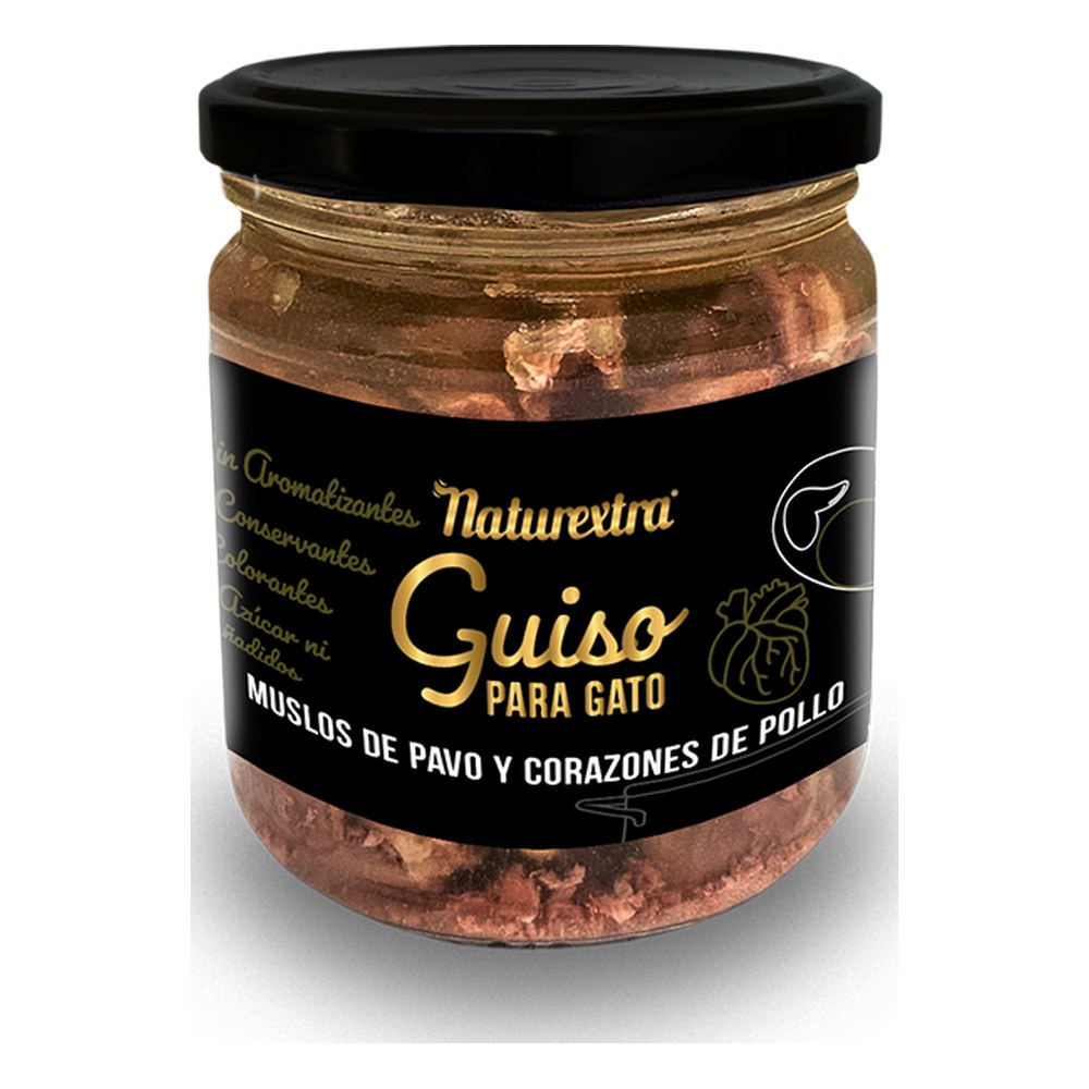 NaturExtra Guiso de Pavo para gatos con Taurina – 170gr