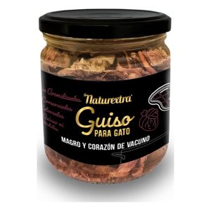 NaturExtra Guiso de Ternera para gatos con Taurina 170gr