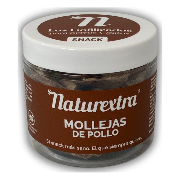 NaturExtra Mollejas de Pollo Liofilizadas para perros y gatos