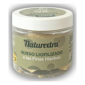 NaturExtra Queso Liofilizado a las Finas Hierbas para perros y gatos 60gr