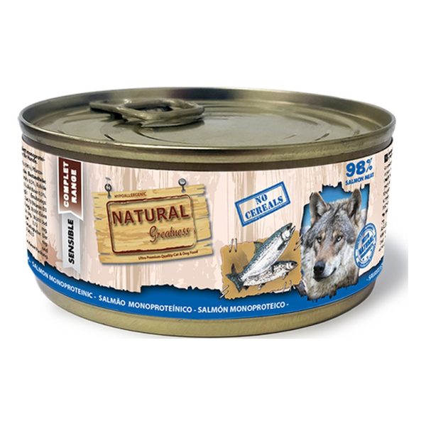 Natural Greatness Monoprotéico Salmón – 170gr