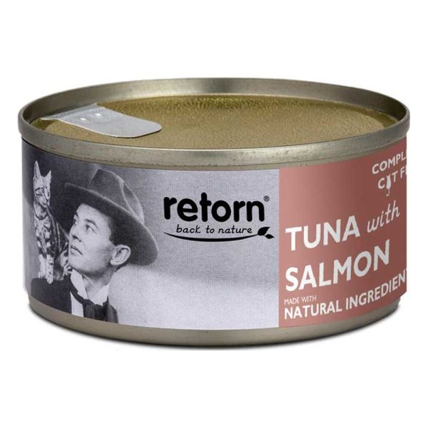 Retorn lata para gato – Atún con Salmón