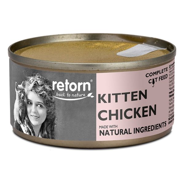 Retorn lata para gato – Pollo para gatitos (Kitten)